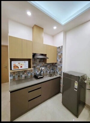 Kitchen in 1 BHK Builder Floor at Saket – for Rent