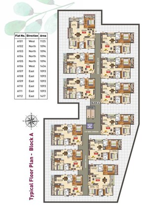 Master Plan in 3 BHK Apartment at Srikara Urban Park, Electronic City Phase I – for Sale
