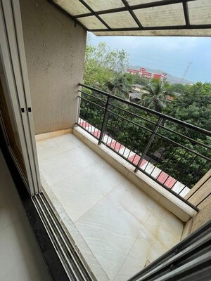 Balcony in 2 BHK Apartment at L&T Seawoods Residences Phase 2, Seawoods – for Sale
