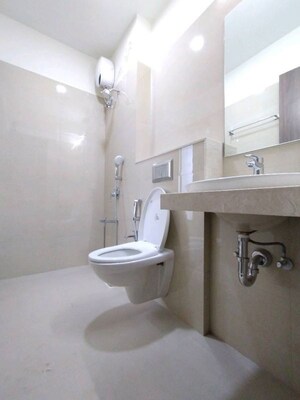 Bathroom in 2 BHK Apartment at L&T Seawoods Residences Phase 2, Seawoods – for Sale