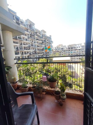 Balcony in 3 BHK Apartment at Bramha Majestic, Kondhwa – for Sale