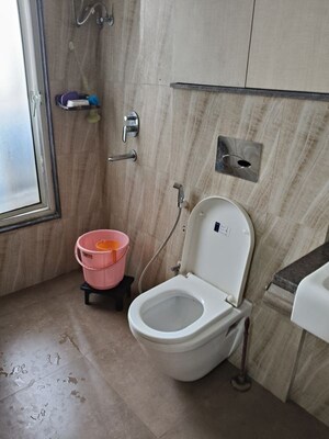 Bathroom in 2 BHK Apartment at Lodha Amara, Kolshet Road – for Rent