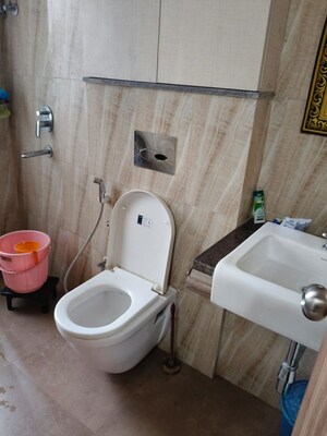 Bathroom in 2 BHK Apartment at Lodha Amara, Kolshet Road – for Rent