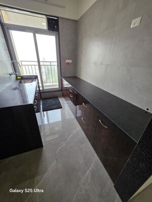 Kitchen in 3 BHK Apartment at Gami Asters, Ghansoli – for Rent