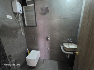 Bathroom in 3 BHK Apartment at Gami Asters, Ghansoli – for Rent
