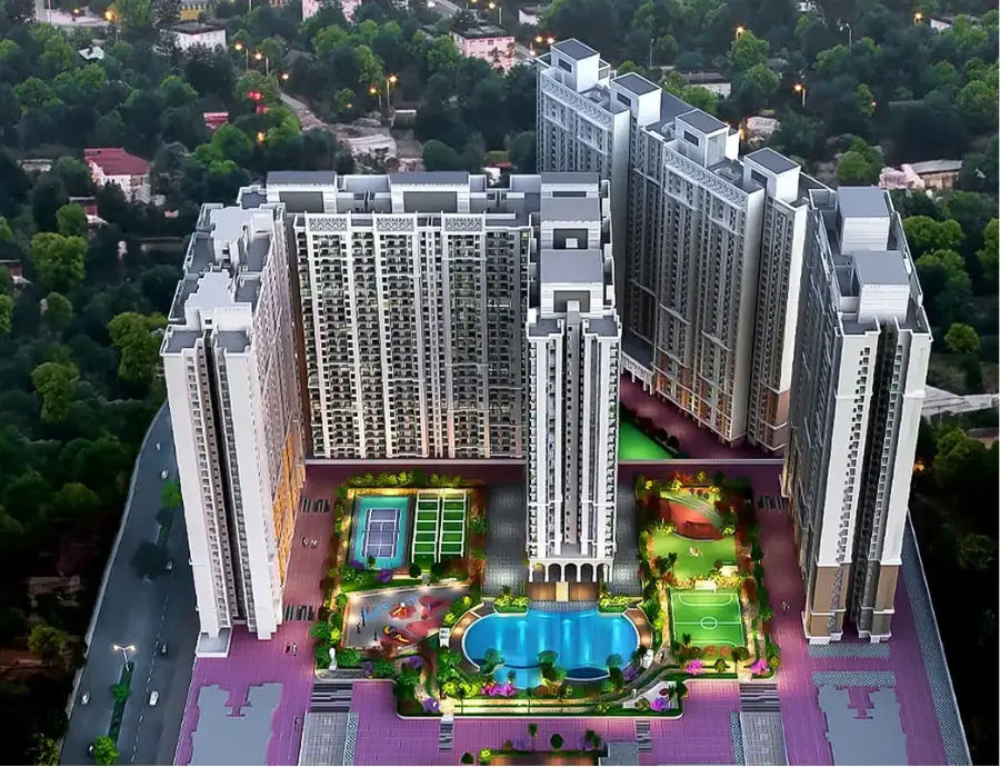 2 BHK Apartment For Rent in Dosti West County