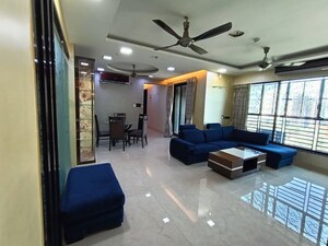 Living Room in 3 BHK Apartment at Mahindra Lifespaces Splendour, Bhandup West – for Rent
