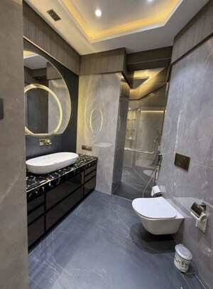Bathroom in 4 BHK Apartment at Lodha World View, Worli – for Sale