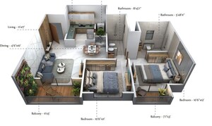 Team Area in 2 BHK Apartment at Katraj – for Sale