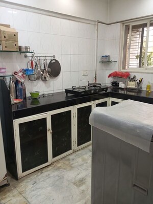 Kitchen in 2 BHK Apartment at Savita Chhaya CHS, Bandra West – for Rent