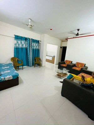 Living Room in 2 BHK Apartment at Puranik Abitante, Bavdhan – for Sale