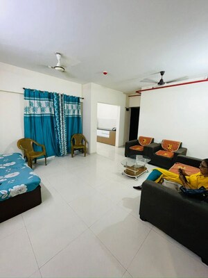 Living Room in 2 BHK Apartment at Puranik Abitante, Bavdhan – for Sale