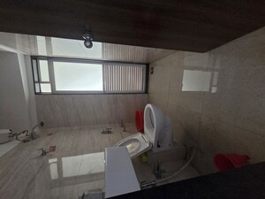 Bathroom in 2 BHK Apartment at JVM Corner Stone, Naupada – for Rent