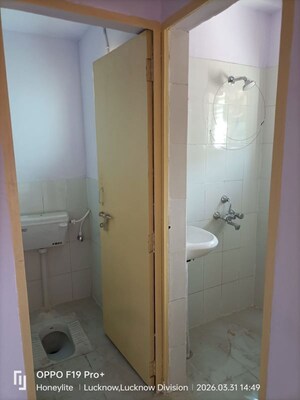 Bathroom in 2 BHK Apartment at LDA Anubhuti Apartment, Aliganj – for Rent