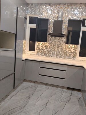 Kitchen in 3 BHK Builder Floor at Shivalik Colony – for Rent