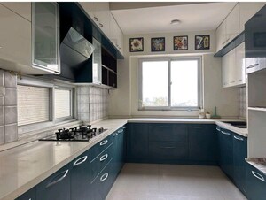 Kitchen in 3 BHK Apartment at Candeur Carlisle, Mahadevpura – for Rent