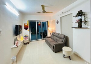 Living Room in 1 BHK Apartment at Gaurang New Thana CHS, Naupada – for Rent
