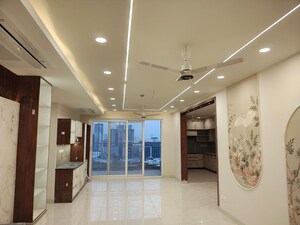 Living Room in 3 BHK Apartment at Prestige Beverly Hills, Kokapet – for Rent