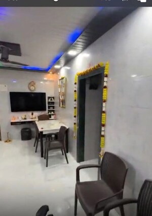 Living Room in 1 BHK Apartment at Ajinkyatara CHS, Thane West – for Sale