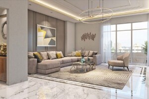 Living Room in 3.5 BHK Apartment at SS Cendana, Sector 83 – for Sale