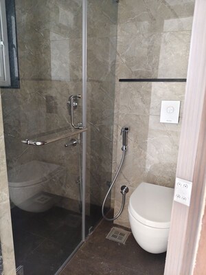 Bathroom in 3 BHK Apartment at Shubh Nirvana, Viman Nagar – for Rent