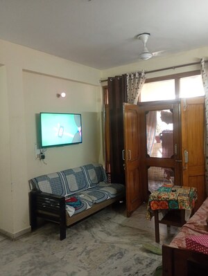Living Room in 3 BHK Apartment at Sector 4 Dwarka – for Rent