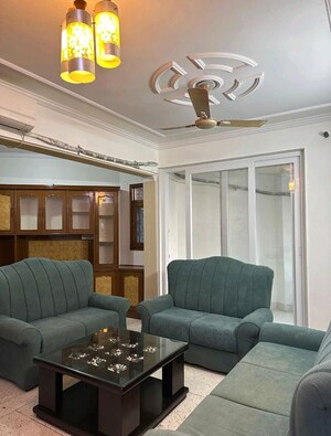 Living Room in 3 BHK Apartment at Sector 4 Dwarka – for Rent