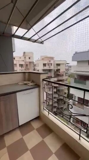 Balcony in 3.5 BHK Apartment at Sector 12 Dwarka – for Rent
