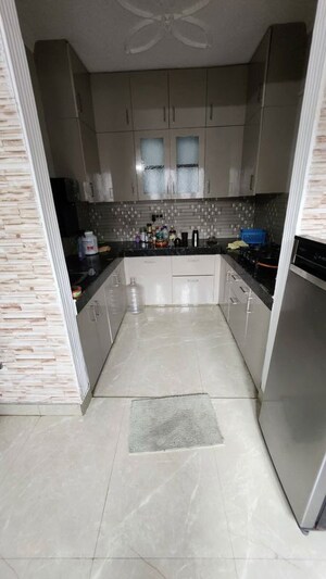 Kitchen in 2 BHK Builder Floor at Lajpat Nagar – for Rent