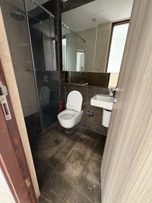 Bathroom in 2 BHK Apartment at Lodha The Park Side, Worli – for Rent