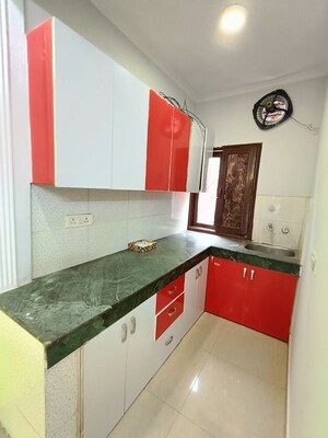 Kitchen in 2 BHK Builder Floor at Malviya Nagar – for Rent