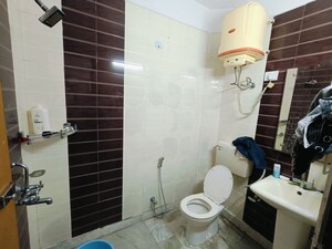 Bathroom in 2 BHK Builder Floor at Malviya Nagar – for Rent