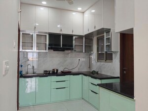 Kitchen in 3 BHK Apartment at Hallmark Treasor, Narsingi – for Rent