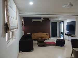Living Room in 3 BHK Apartment at Hallmark Treasor, Narsingi – for Rent