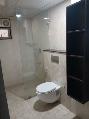 Bathroom in 3 BHK Apartment at Hallmark Treasor, Narsingi – for Rent