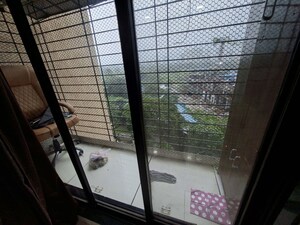 Balcony in 1 BHK Apartment at Raunak Bliss B1, Ghodbunder Road – for Rent