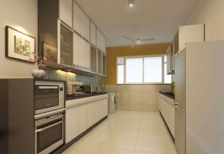 Kitchen, prestige-ivy-league 4 Bedroom 3050 Sq.Ft. Apartment In Kondapur Hyderabad 10249599
