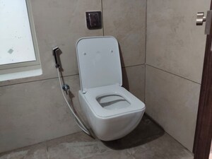 Bathroom in 3 BHK Apartment at Hallmark Treasor, Narsingi – for Rent