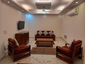 Living Room in 3 BHK Builder Floor at Vasant Vihar – for Rent