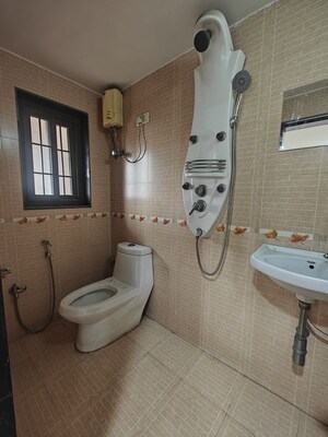Bathroom in 5 BHK Apartment at Balaji Towers Nerul, Nerul – for Rent