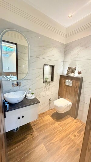 Washroom in 3 BHK Independent House at Khanpur – for Sale