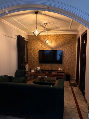 Living Room in 2 BHK Apartment at Chattarpur – for Rent