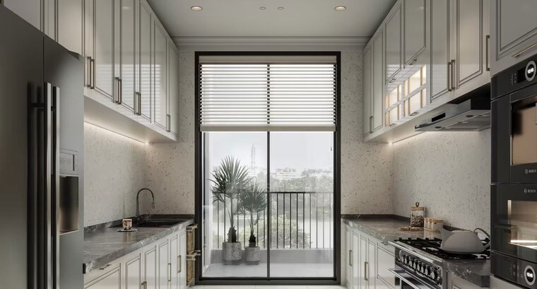 Kitchen, primarc-aahana 4 Bedroom 3300 Sq.Ft. Apartment In Kasba Kolkata 10249688