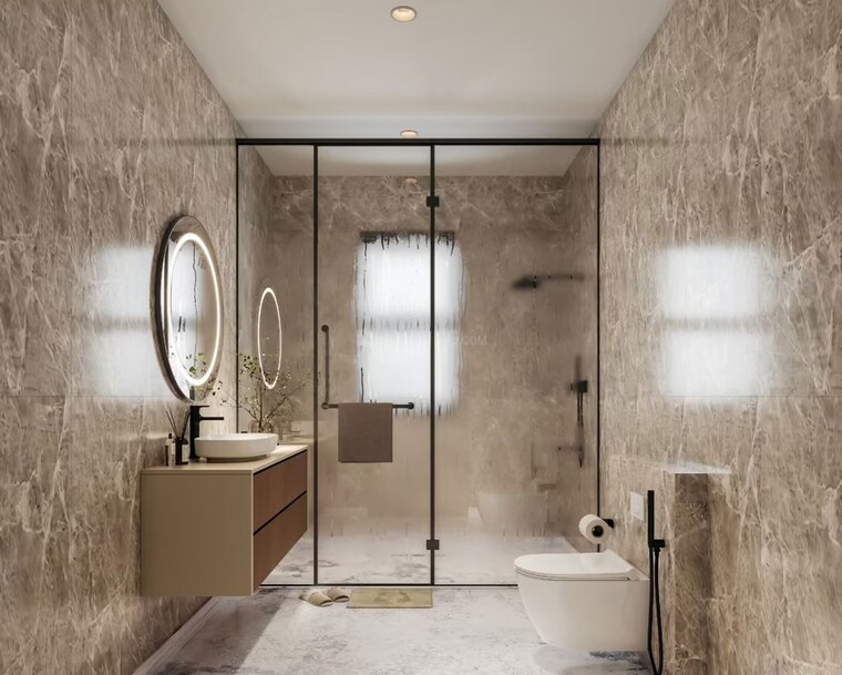 Bathroom, primarc-aahana 4 Bedroom 3300 Sq.Ft. Apartment In Kasba Kolkata 10249688