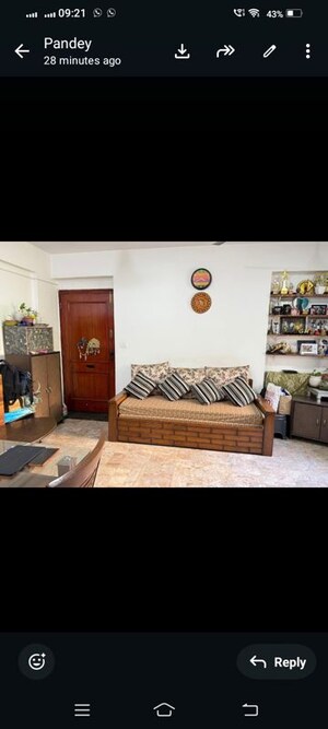 Bedroom in 1 BHK Apartment at Hiranandani Estate, Ghodbunder Road – for Rent
