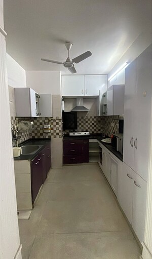 Kitchen in 2 BHK Builder Floor at Kalkaji – for Rent