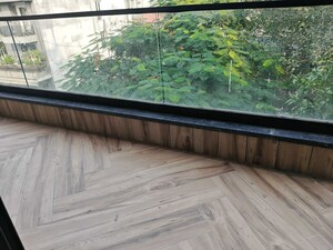 Balcony in 3 BHK Builder Floor at Anand Niketan – for Rent