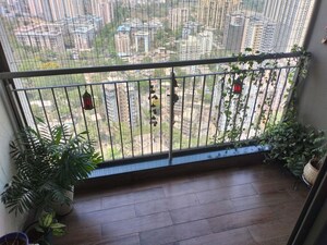 Balcony in 2 BHK Apartment at Kalpataru Paramount, Kapur Bawdi – for Sale