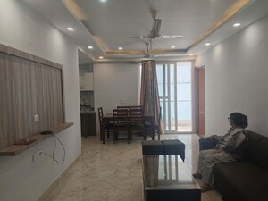 Living Room in 3 BHK Builder Floor at Vaishali Nagar – for Rent