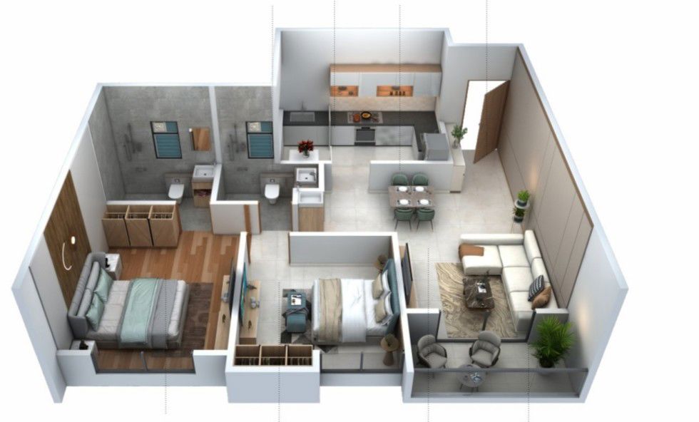2 BHK Apartment For Sale in Yewalewadi
